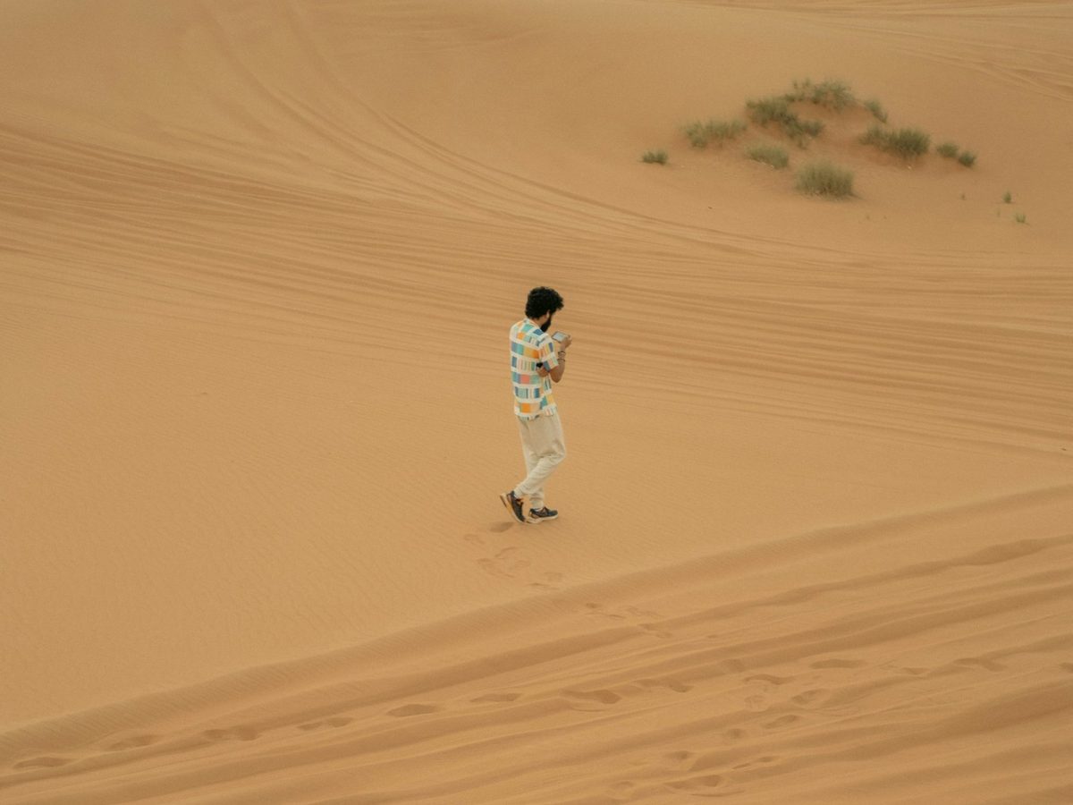 Desert dunes in the United Arab Emirates